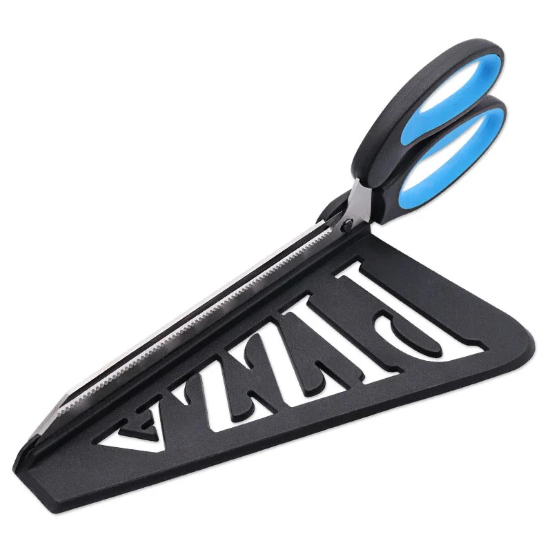 Kitchen Shears In Baking - مقص البيتزا مع صينية الخادم الفولاذ