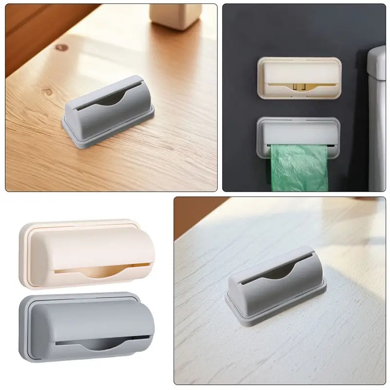 Kitchen Baking Storage - 1/2/3/4 قطع موزع أكياس قمامة مثبت