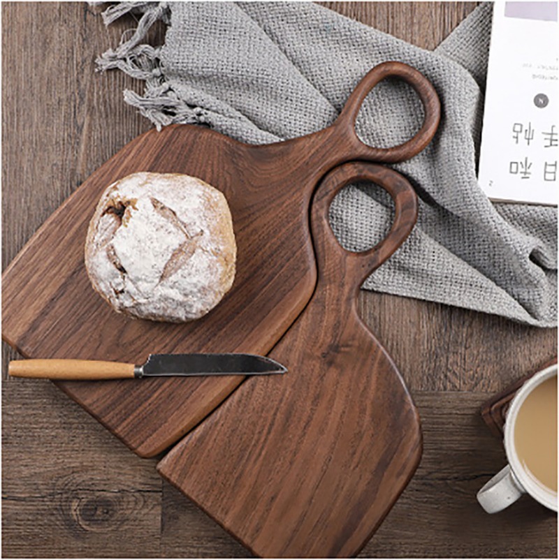 Kitchen Baking Area - ألواح تقطيع صلبة من الجوز الأسود،