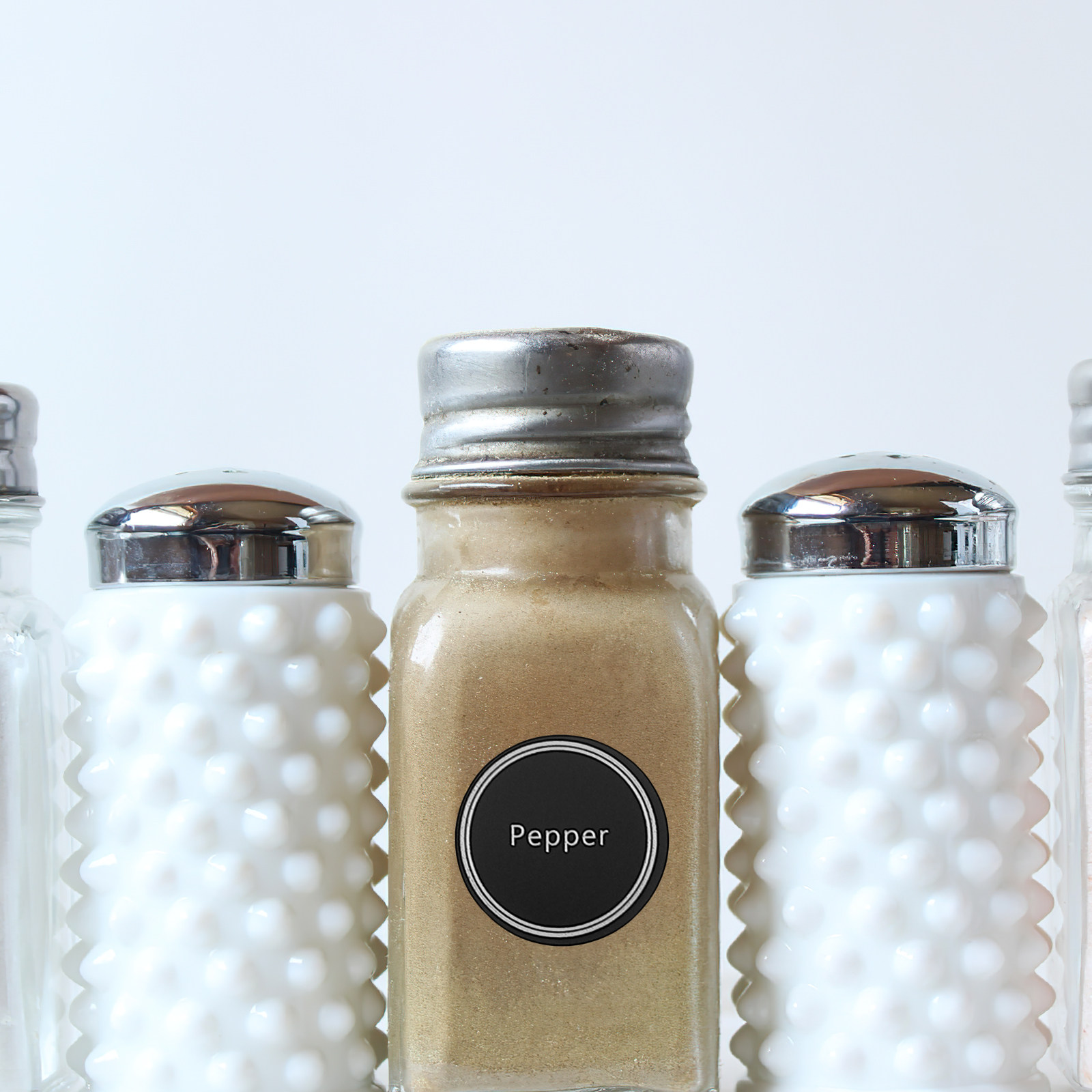 Kitchen Baking Canisters - 13 ورقة ملصقات للوح الأسود لتنظيم