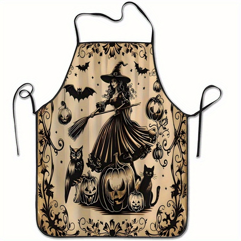 Kitchen Witch Baking - 1 قطعة مكنسة الساحرة القرع هالوين