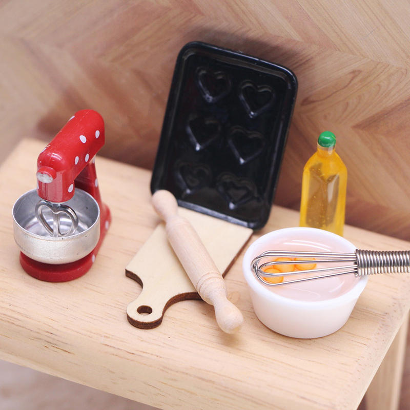 (.) نموذج خلاط مصغر لبيت الدمى - مراجعة Kitchen Baking Storage وسعره