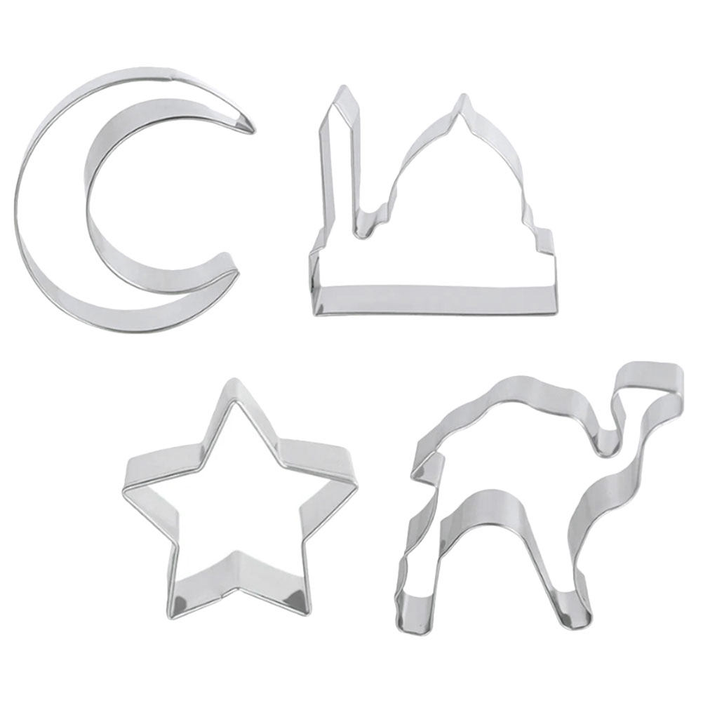 مجموعة قوالب بسكويت من الفولاذ - مراجعة Kitchen Baking Supplies وسعره