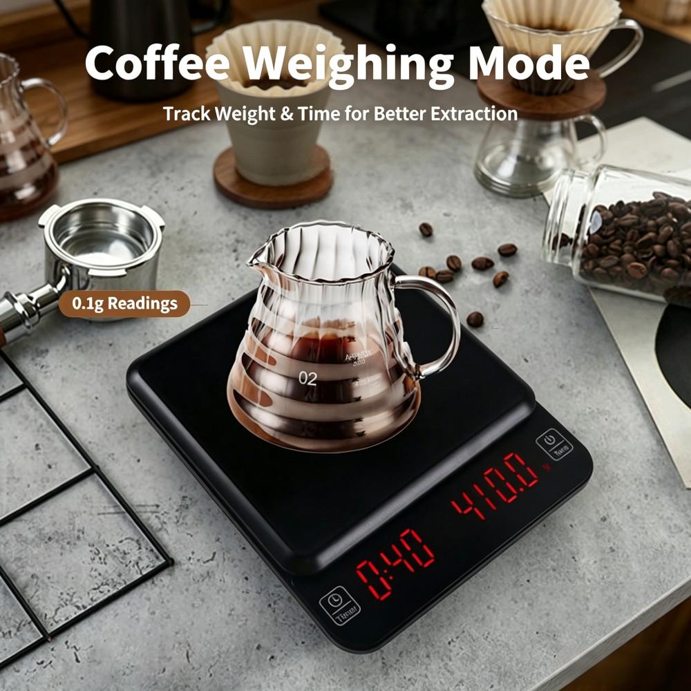 ميزان قهوة رقمي عالي الدقة 3 ك - مراجعة Kitchen Baking Area وسعره