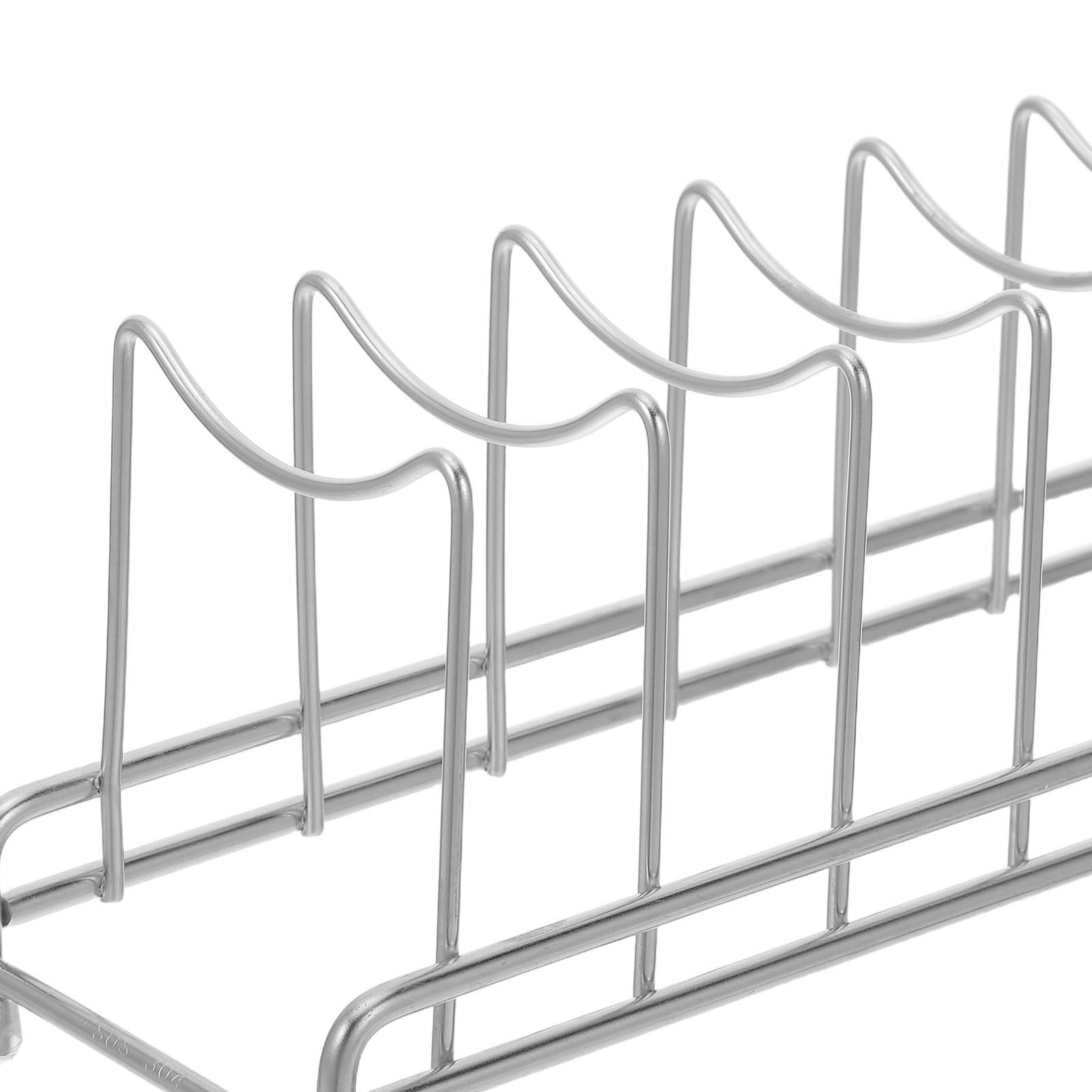 رف منظم لأغطية الأواني من الفو - مراجعة Kitchen Cabinet Baking Organizer وسعره