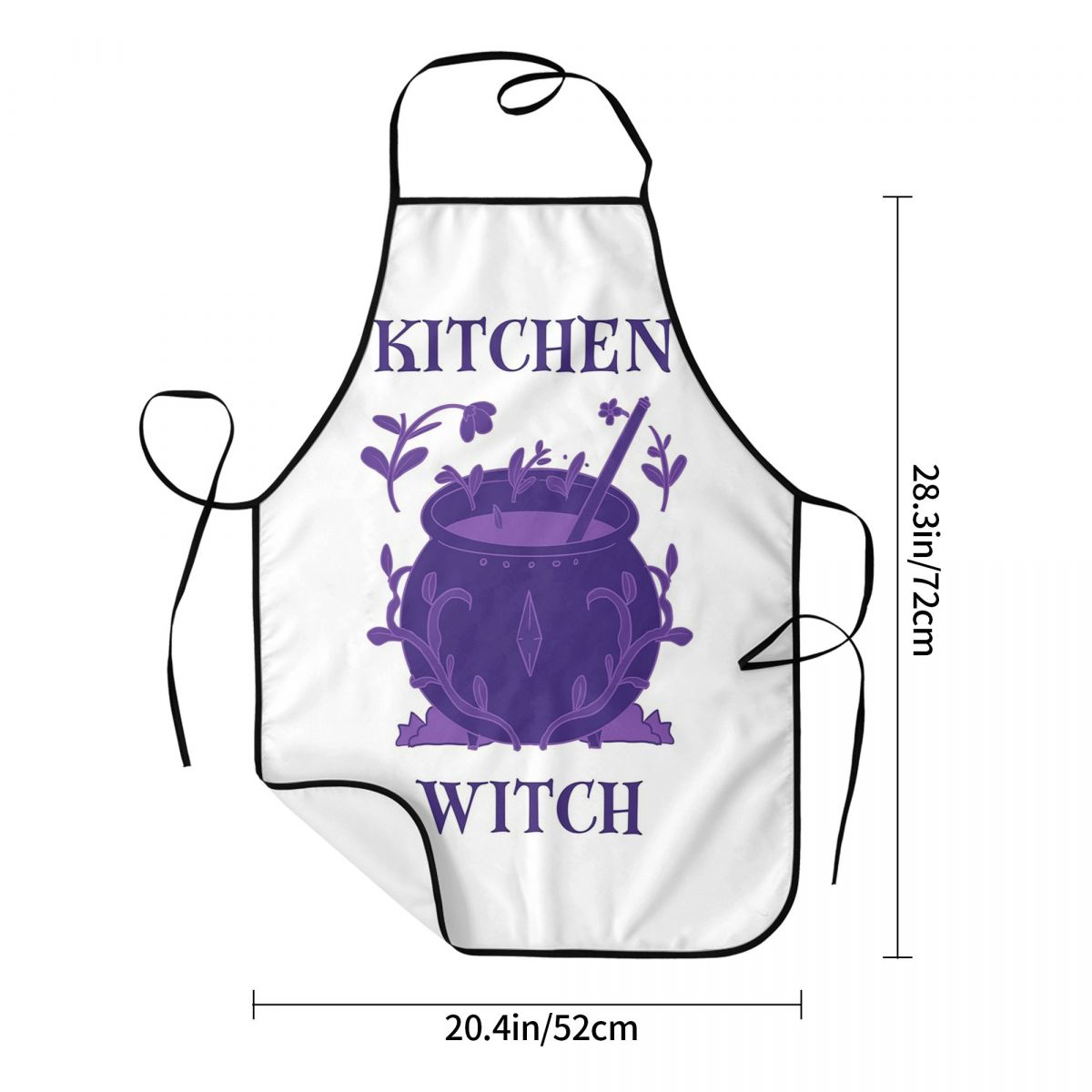 مرايل مطبخ بنفسجية بتصميم كاول - مراجعة Kitchen Witch Baking وسعره