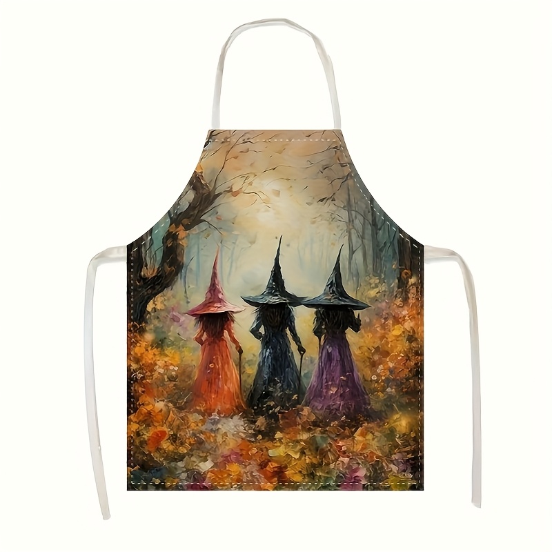 مريلة هالوين للنساء بتصميم ساح - مراجعة Kitchen Witch Baking وسعره