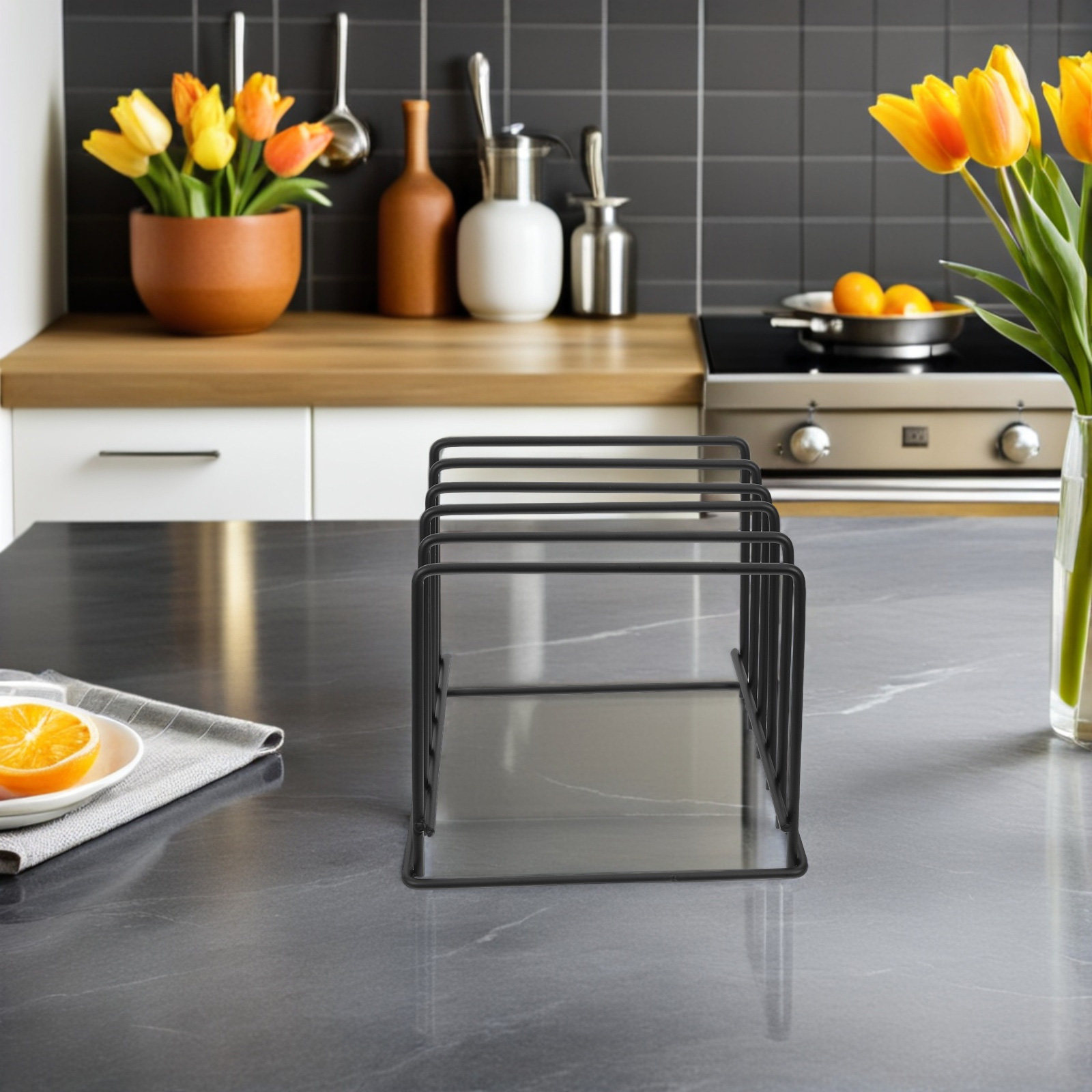 قطعتان من حامل ألواح التقطيع ل - مراجعة Kitchen Baking Area وسعره